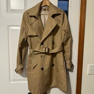H&M Mid Trench Coat. Tan. Size 12. Great condition
